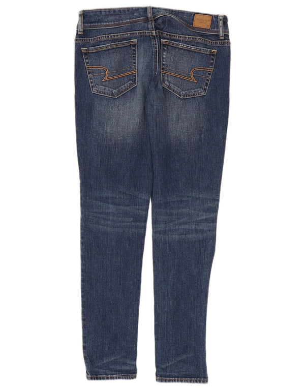 American Eagle Damen Skinny Jeans US 6 Medium W30 L29 Marineblau Baumwolle