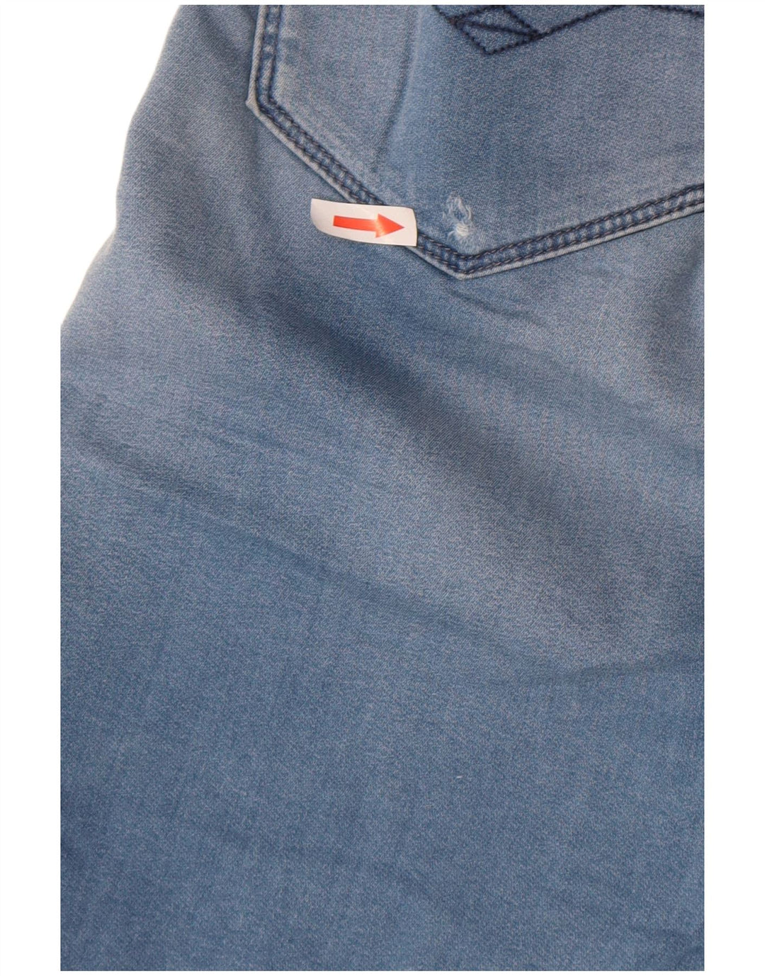 Replay Herren-Jeansshorts, W32, mittelblau, Baumwolle