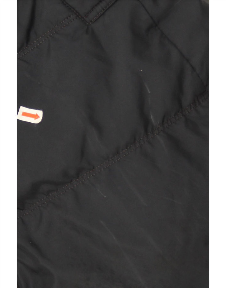 Tommy Hilfiger Damen Wattierter Mantel UK 14 Medium Marineblau Polyester