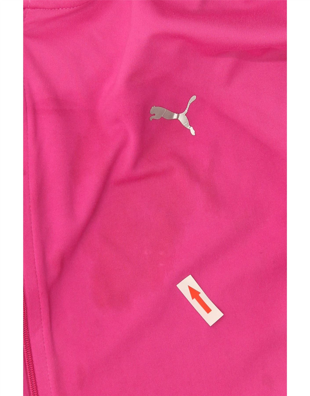 Puma Damen-Kapuzenpullover mit Reißverschluss, Gr. 16, groß, rosa, Polyester