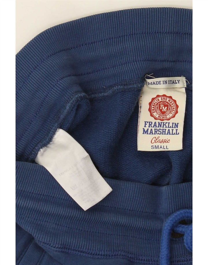 Franklin Marshall Herren-Trainingshose, Jogginghose, Größe S, Blau, Baumwolle