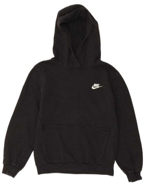 NIKE Kapuzenpullover für Jungen, 12–13 Jahre, Größe L, Schwarz, Baumwolle