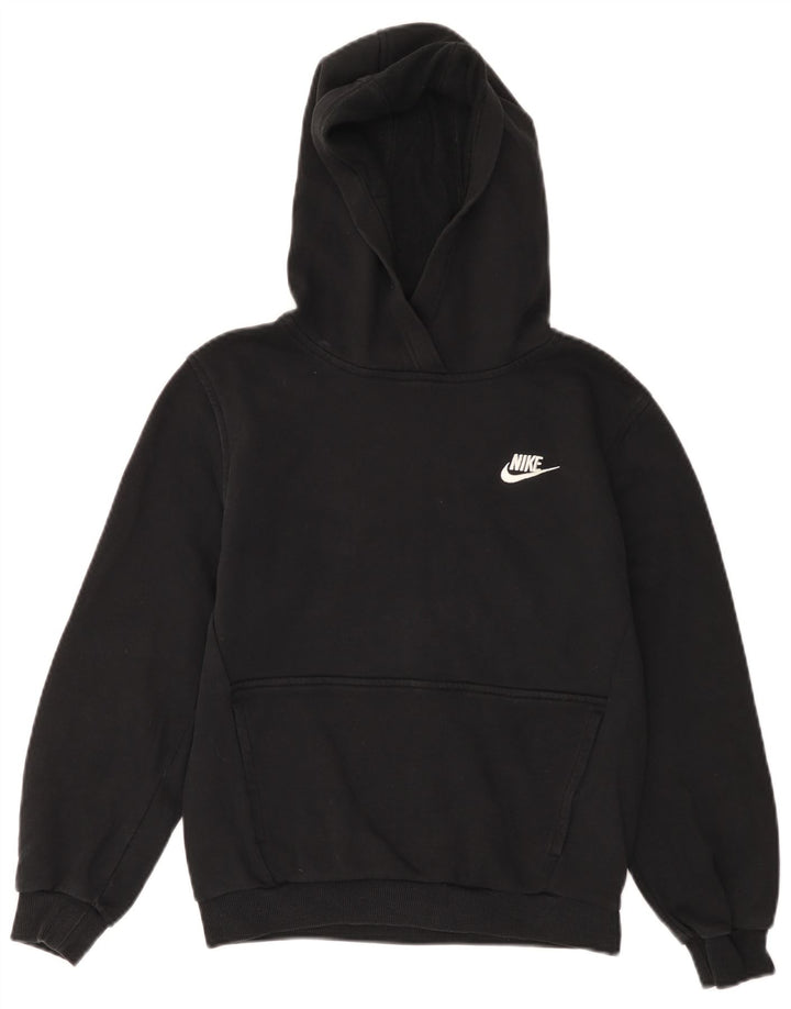 NIKE Kapuzenpullover für Jungen, 12–13 Jahre, Größe L, Schwarz, Baumwolle