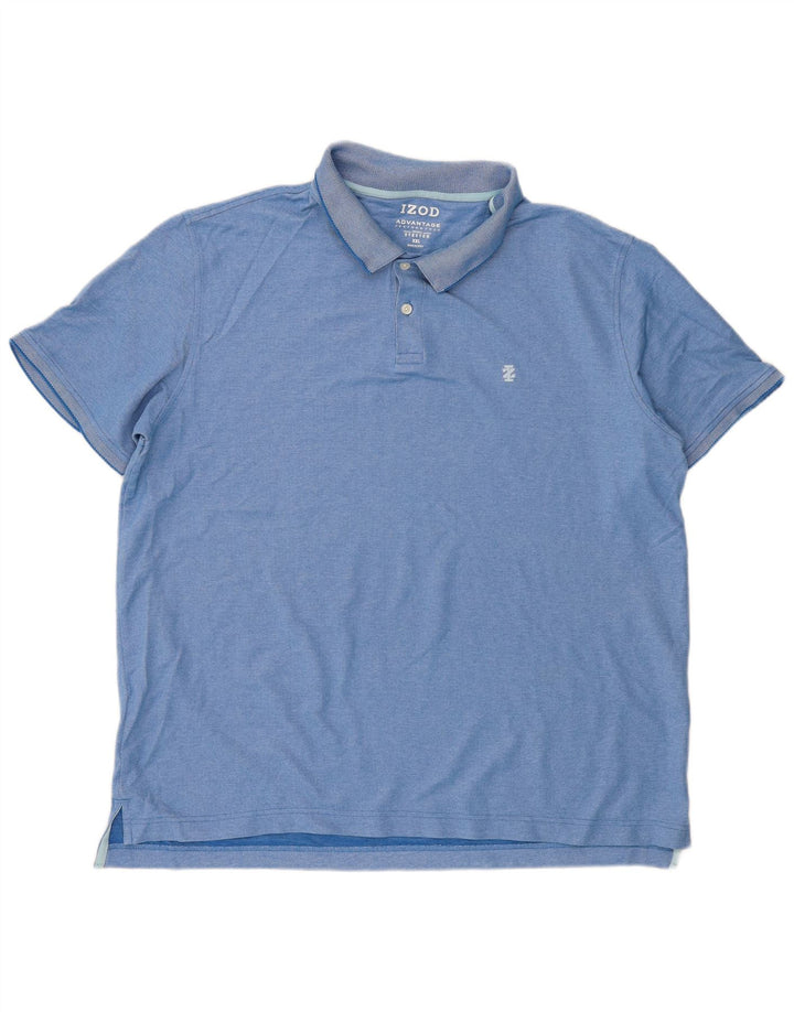 IZOD Herren Poloshirt 2XL Blau Baumwolle