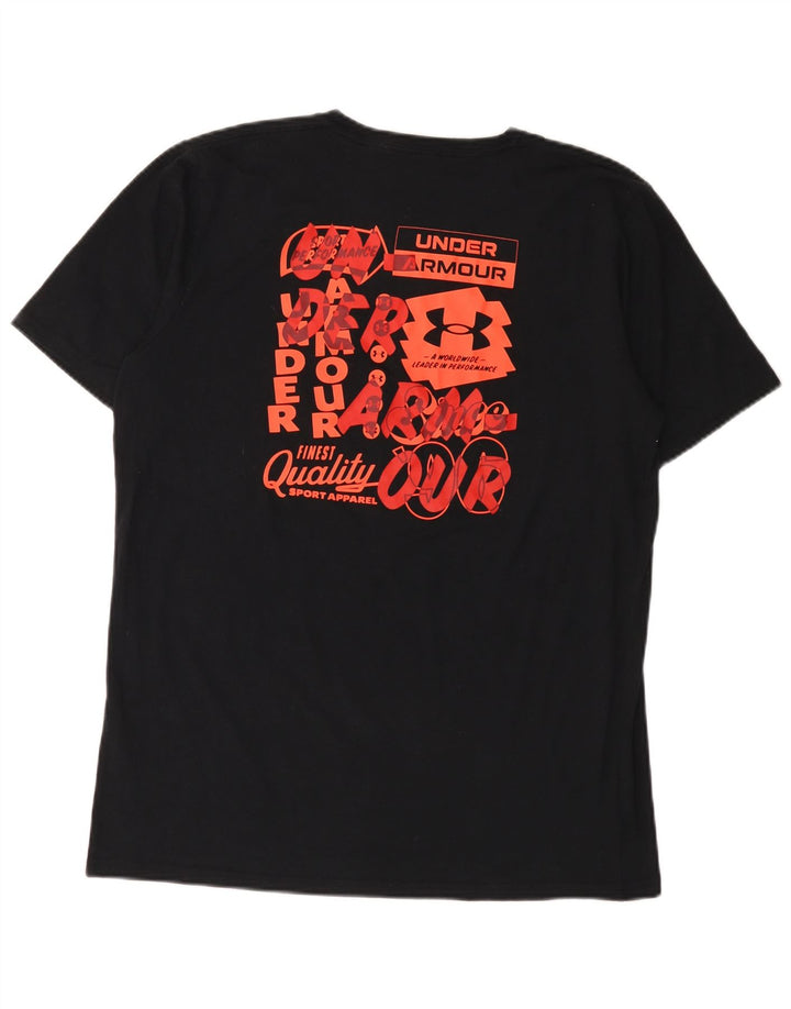 Under Armour Herren-T-Shirt mit Grafik, Größe L, Schwarz