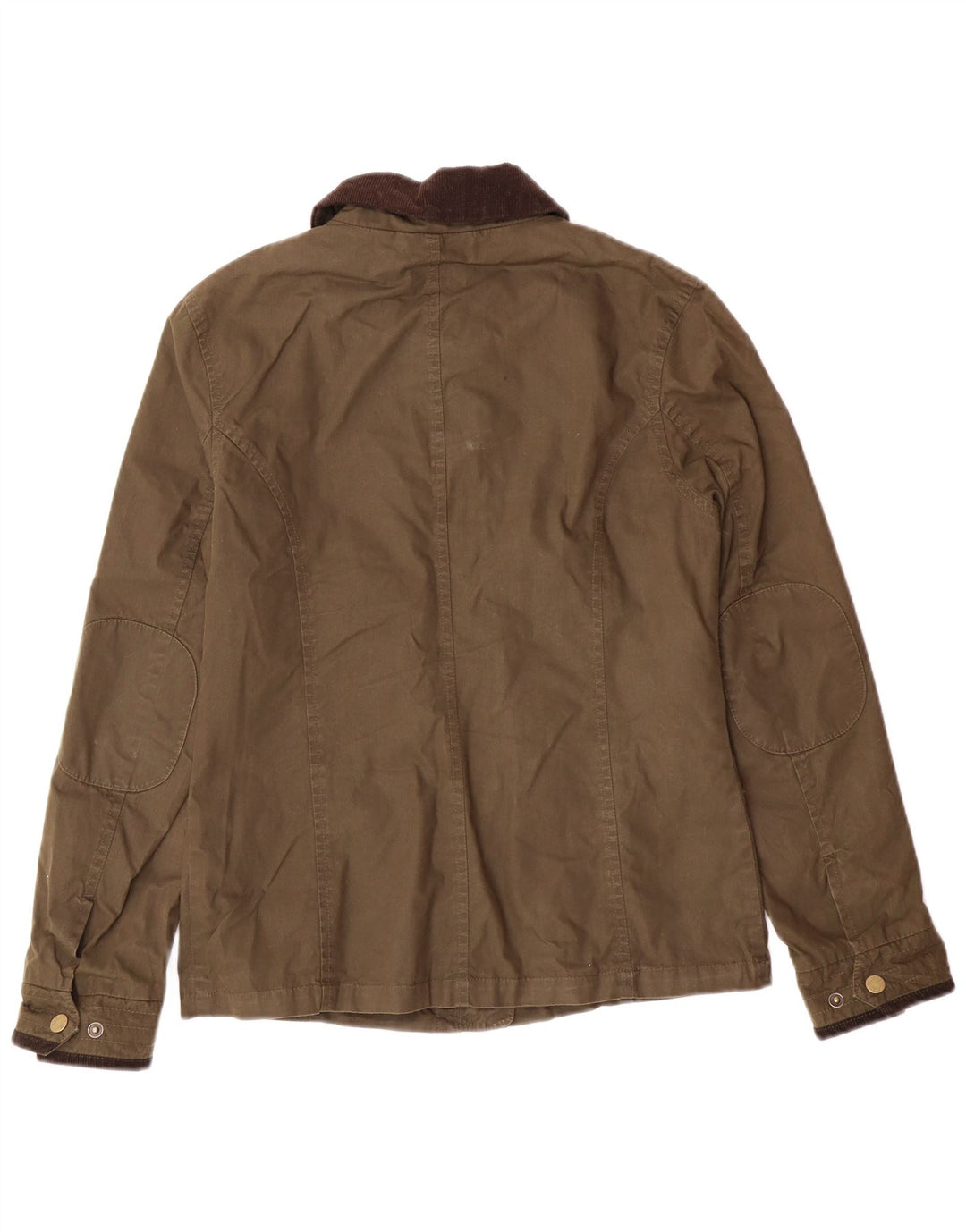 JACK WILLS Damen Utility Jacke UK 8 Small Khaki Baumwolle