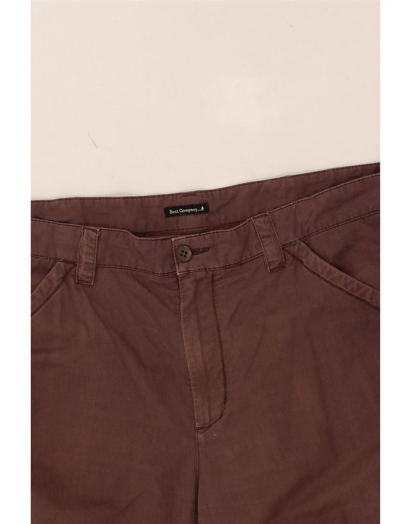 BEST COMPANY Mens Straight Casual Trousers IT 56 3XL W39 L31 Brown Vintage Best Company and Second-Hand Best Company from Messina Hembry 