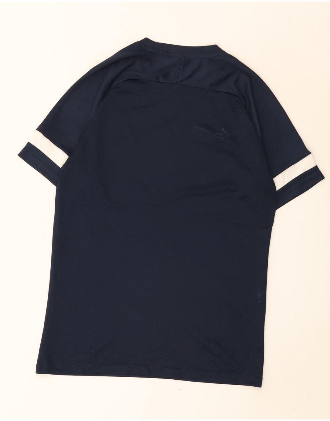Nike Herren Dri Fit T-Shirt-Oberteil, mittelgroß, Marineblau, Farbblock