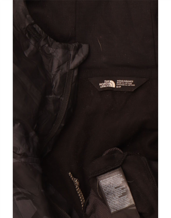 THE NORTH FACE Herren-Kapuzenpullover mit grafischem Reißverschluss, Größe S, Schwarz, Sport