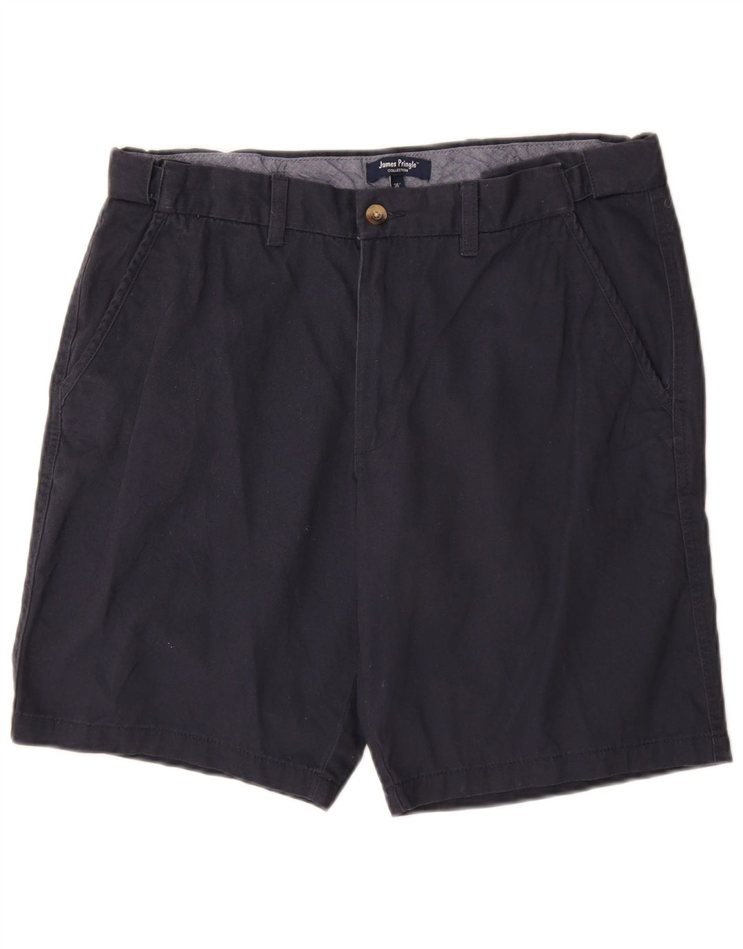 James Pringle Herren-Chinoshorts W36, groß, marineblau, Baumwolle, klassisch