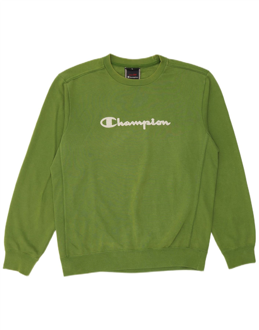 Champion Herren-Sweatshirt mit Grafik, groß, grüne Baumwolle