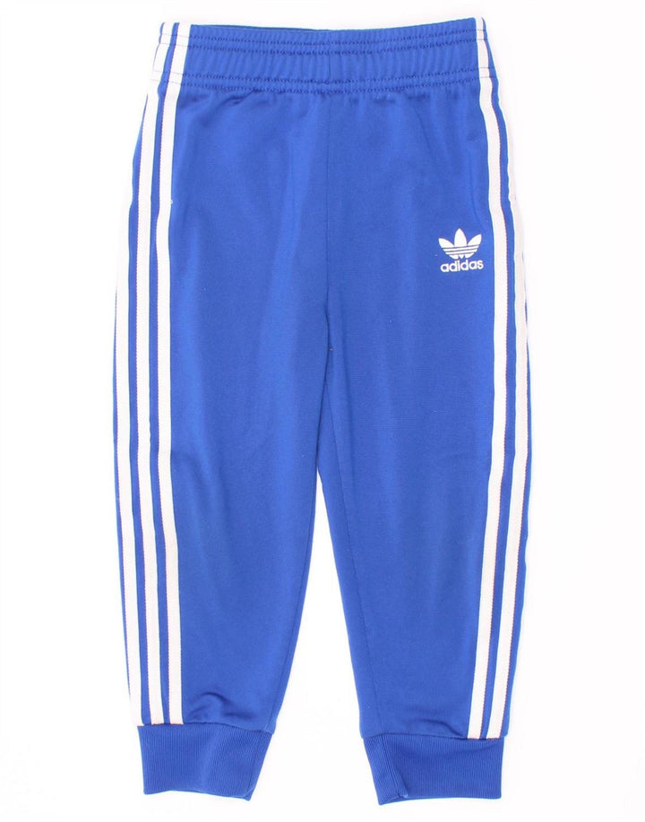 Adidas Jungen Trainingshose Jogger 2-3 Jahre Blau Polyester