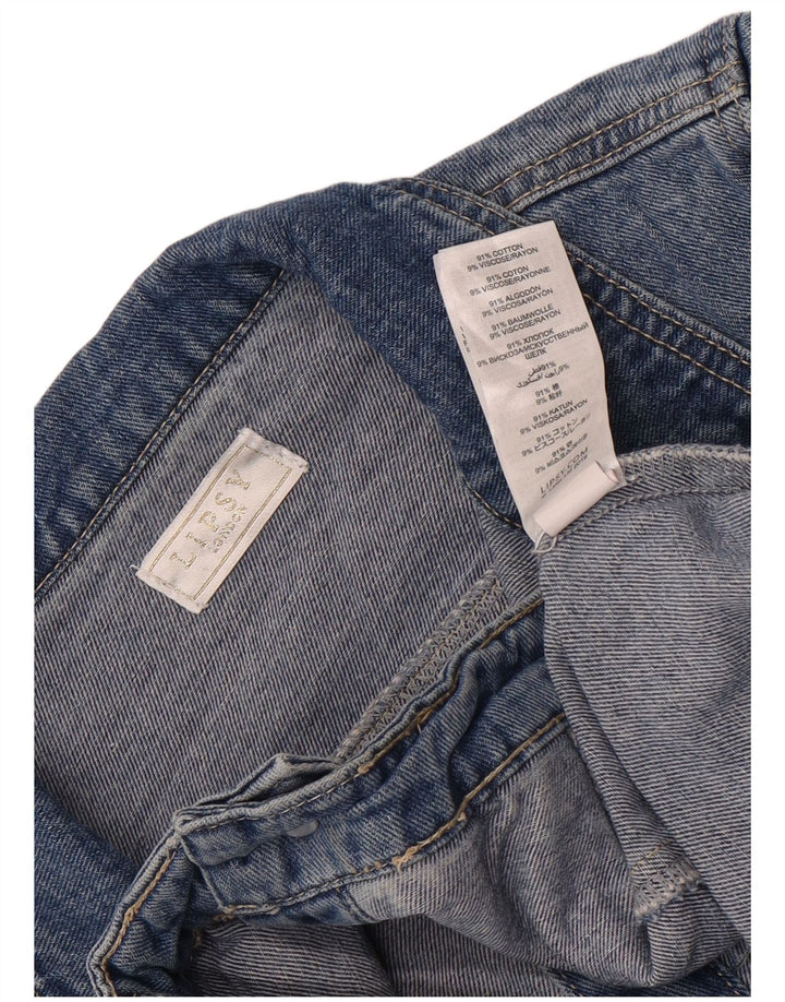 Lipsy Jeansjacke für Mädchen, 13–14 Jahre, blaue Baumwolle