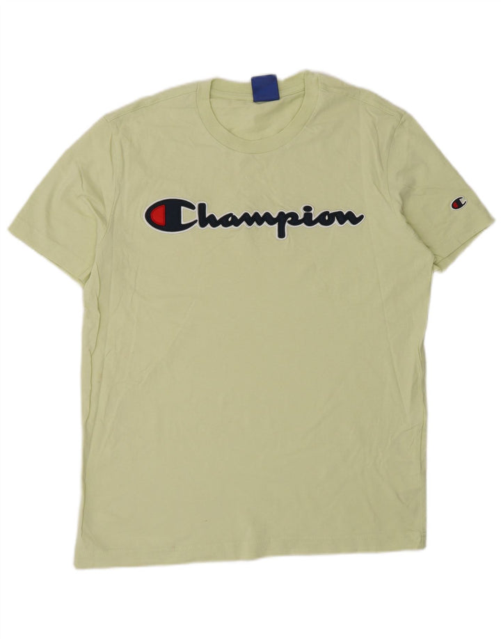 Champion Herren-T-Shirt mit Grafik, Größe S, Grün, Baumwolle