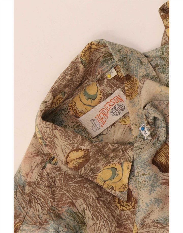 Vintage Herren-Kurzarmshirt mit Grafik, mittelgroß, mehrfarbig, Schmetterling