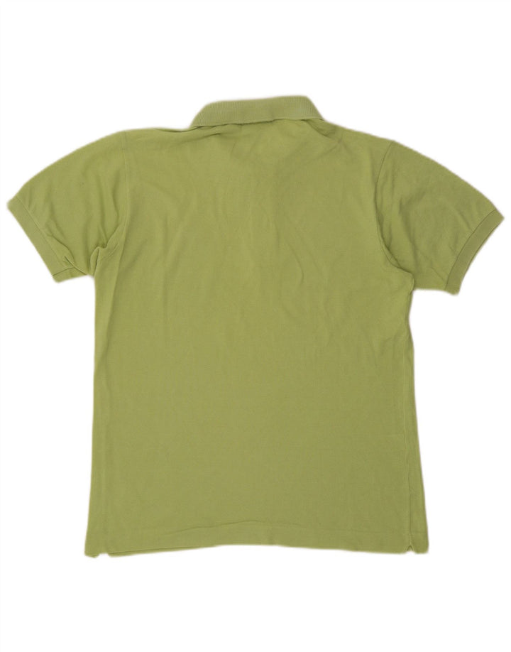 Lacoste Herren-Poloshirt, Größe 3, klein, grüne Baumwolle