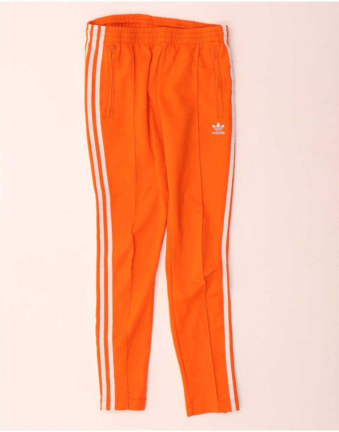 ADIDAS Damen Trainingshose UK 6 XS Orange Polyester