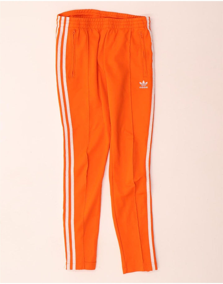 ADIDAS Damen Trainingshose UK 6 XS Orange Polyester
