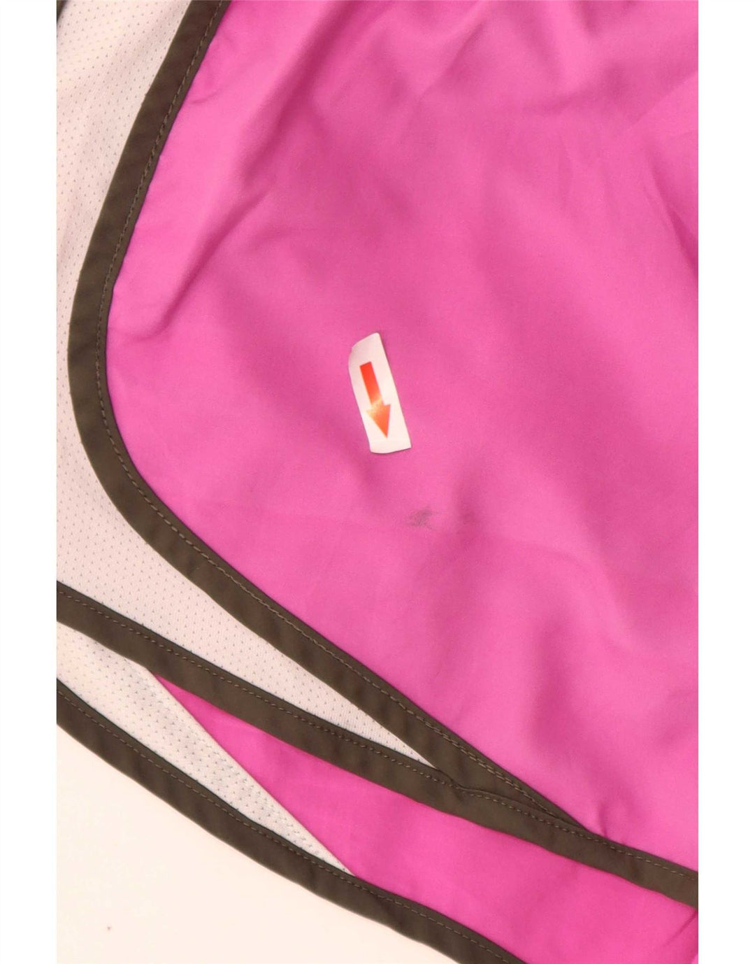 Nike Damen Dri Fit Sport Shorts UK 14 Mittelrosa Colourblock Polyester