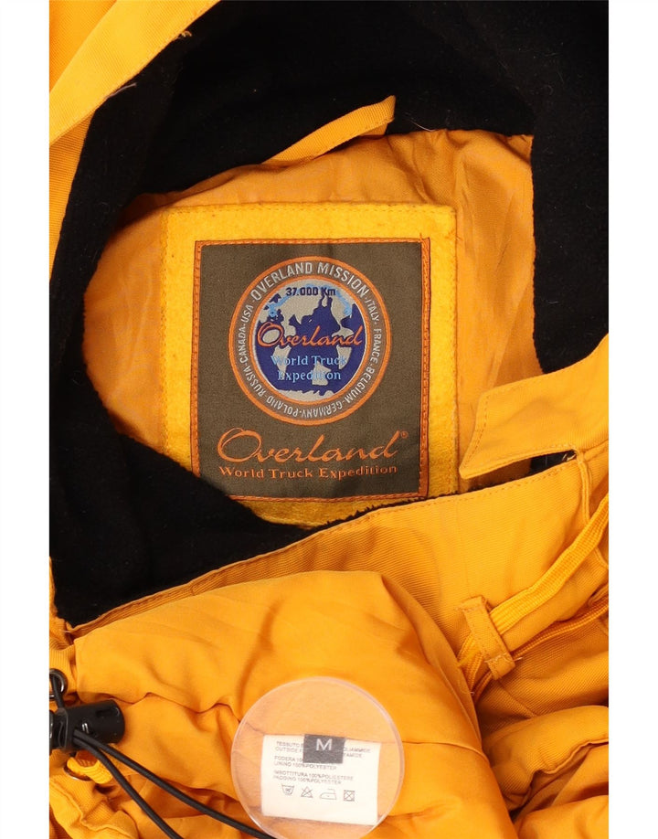 Overland Herren-Anorak-Skijacke mit Kapuze, UK 38, Mittelorange, Polyester