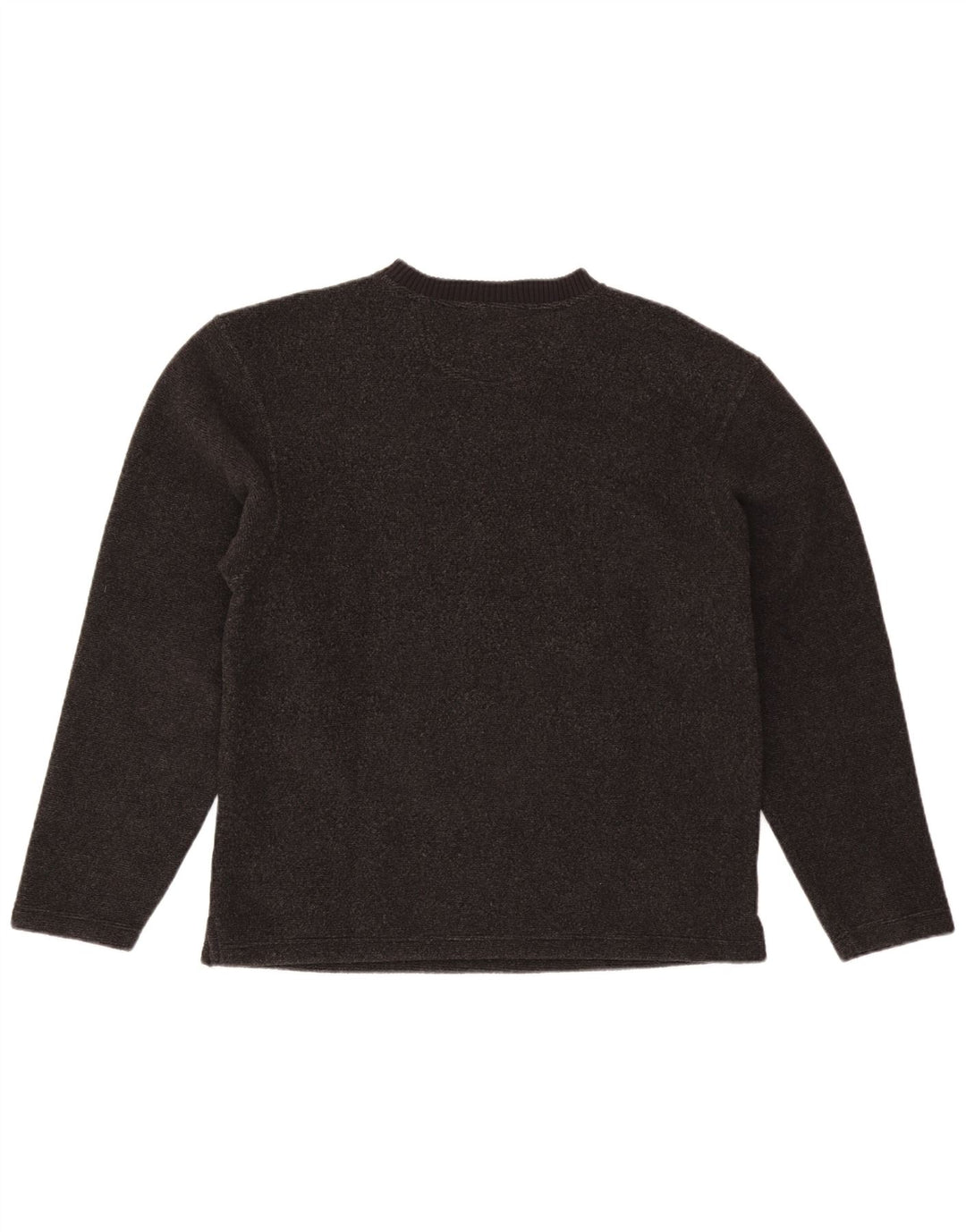 INFINITY Herren-Pullover mit U-Boot-Ausschnitt, mittelgraues Polyester