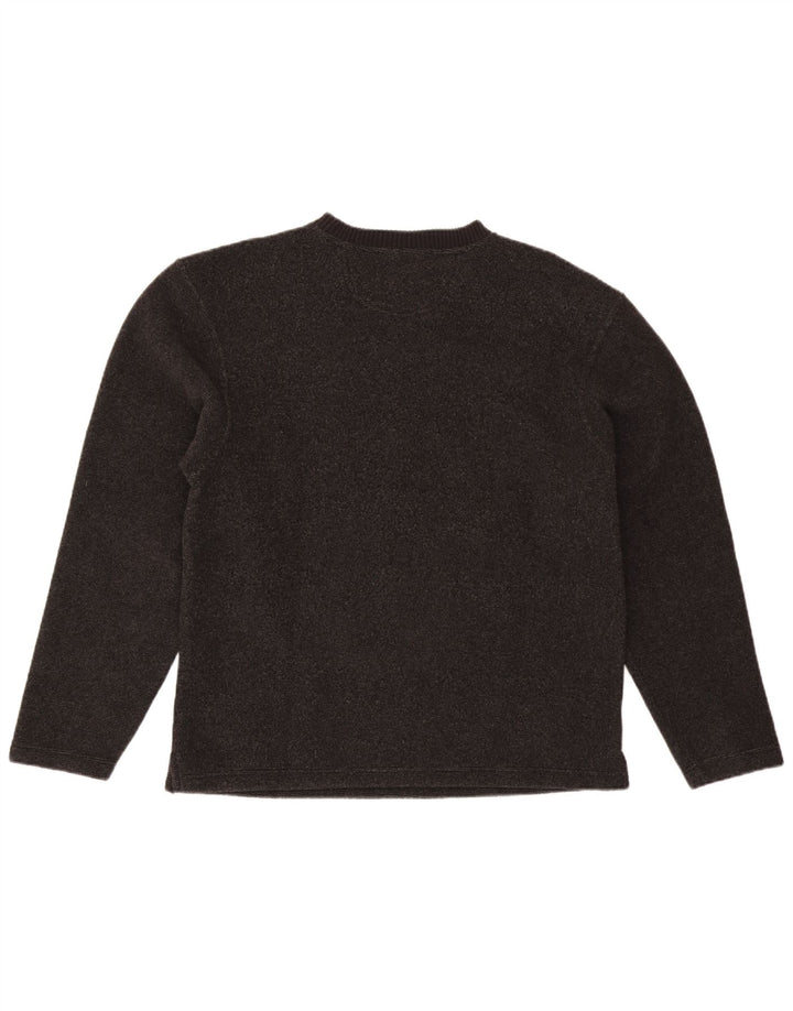 INFINITY Herren-Pullover mit U-Boot-Ausschnitt, mittelgraues Polyester