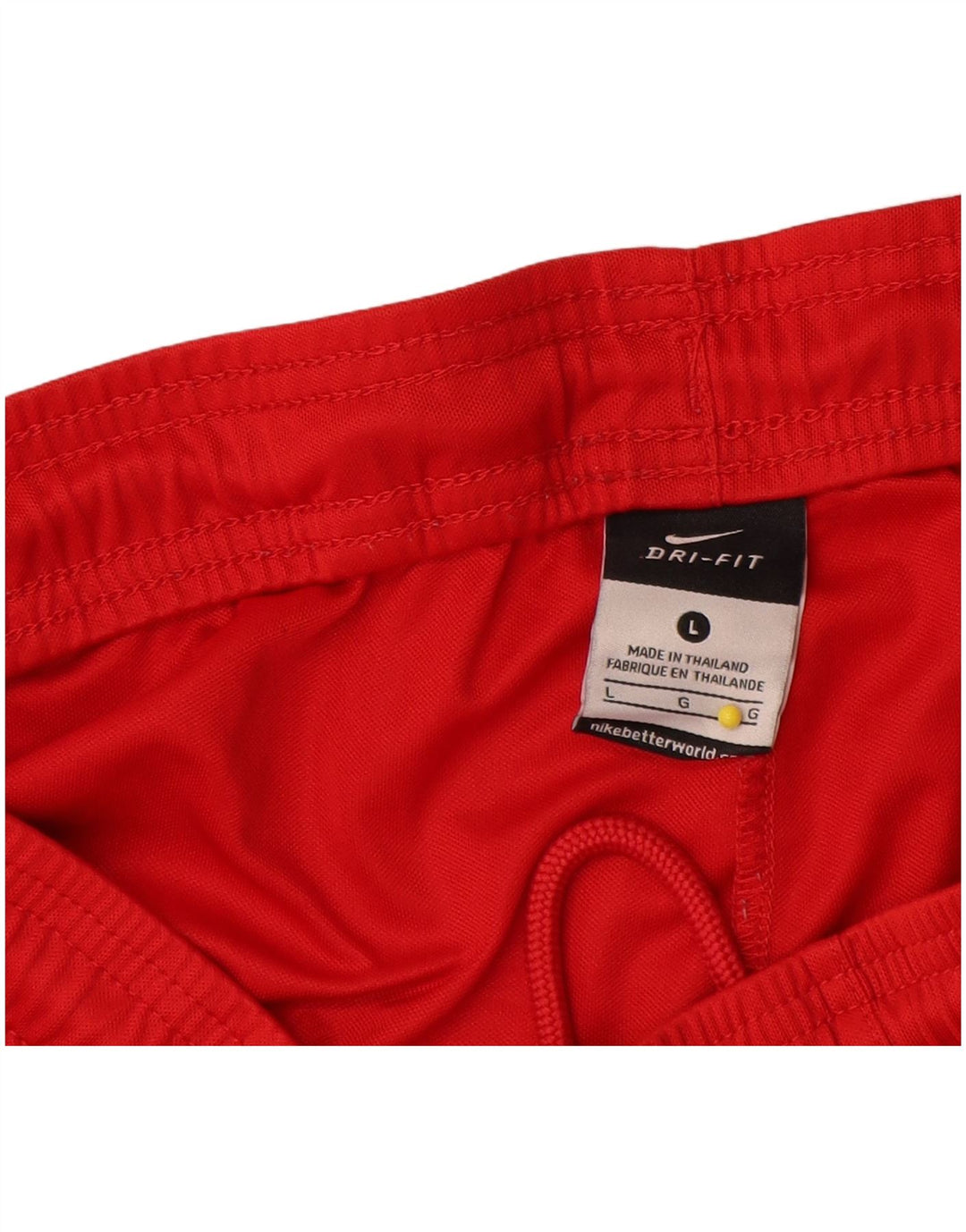 Nike Herren Dri Fit Sportshorts, großes rotes Polyester