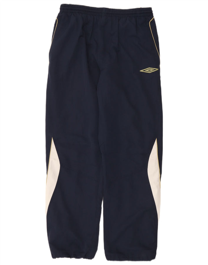 Umbro Herren-Trainingshose, Jogginghose, groß, marineblau, Farbblock-Polyester
