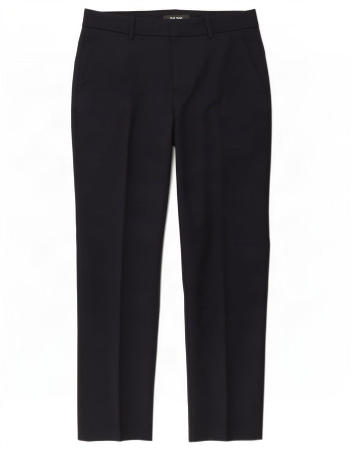Zara Slim Chino-Hose für Damen, Größe S, W26, L27, Marineblau