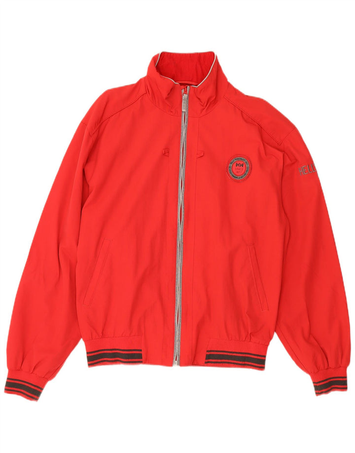 Helly Hansen Herren Bomberjacke mit Grafik, UK 40, Größe L, Rot, Polyamid, Sport