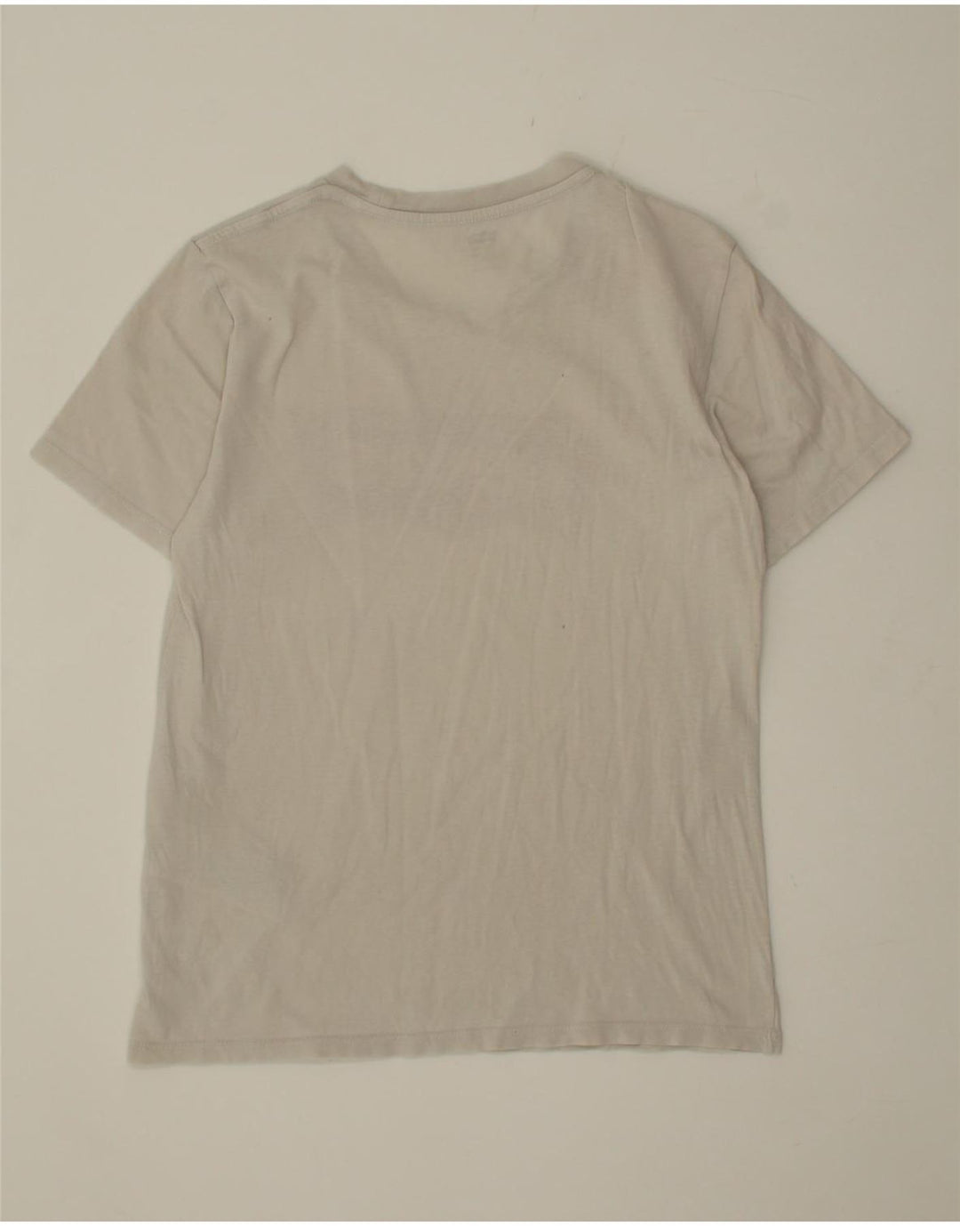 LEVI'S Womens Graphic T-Shirt Top UK 10 Small White Vintage Levi's and Second-Hand Levi's from Messina Hembry 