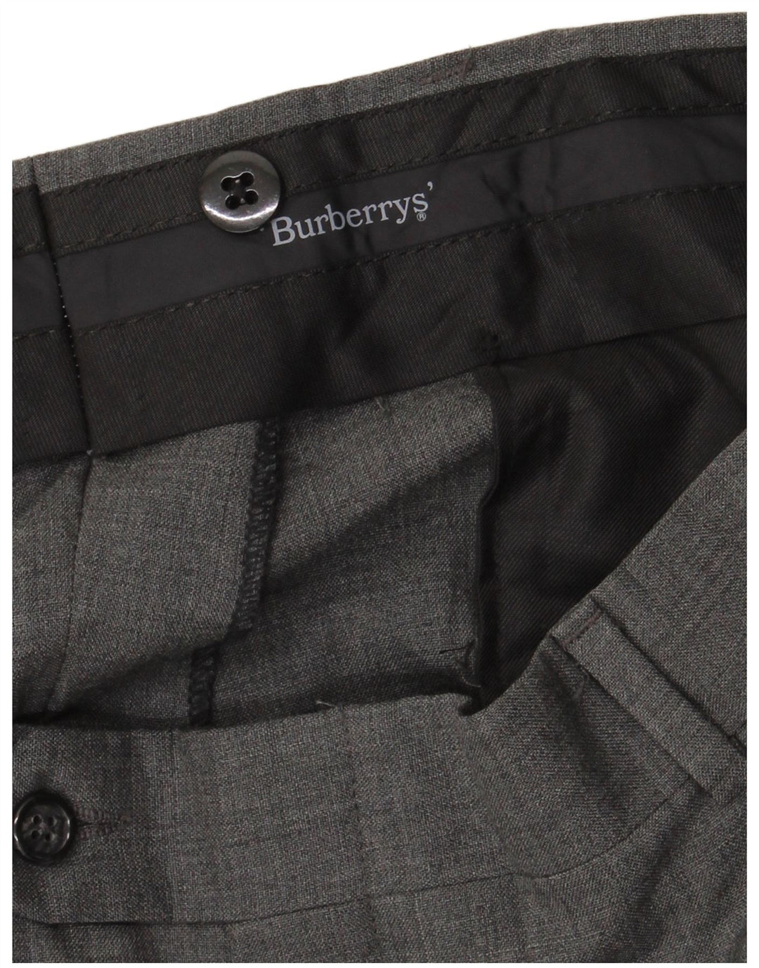 Burberrys Herren-Anzughose mit Pegged-Anzug, W36, L31, Grau