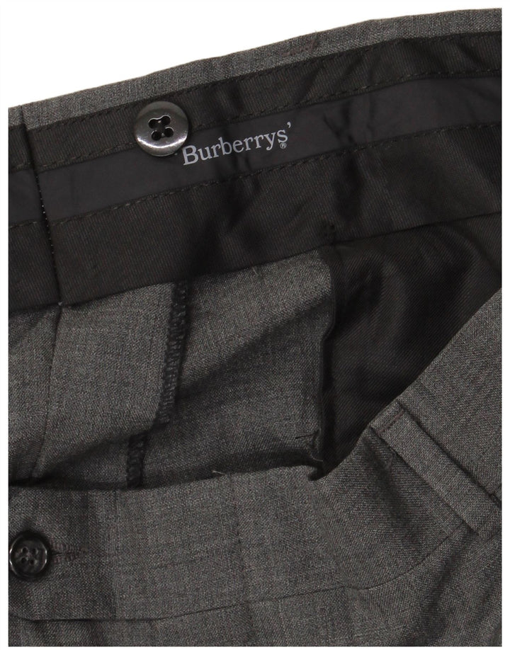 Burberrys Herren-Anzughose mit Pegged-Anzug, W36, L31, Grau