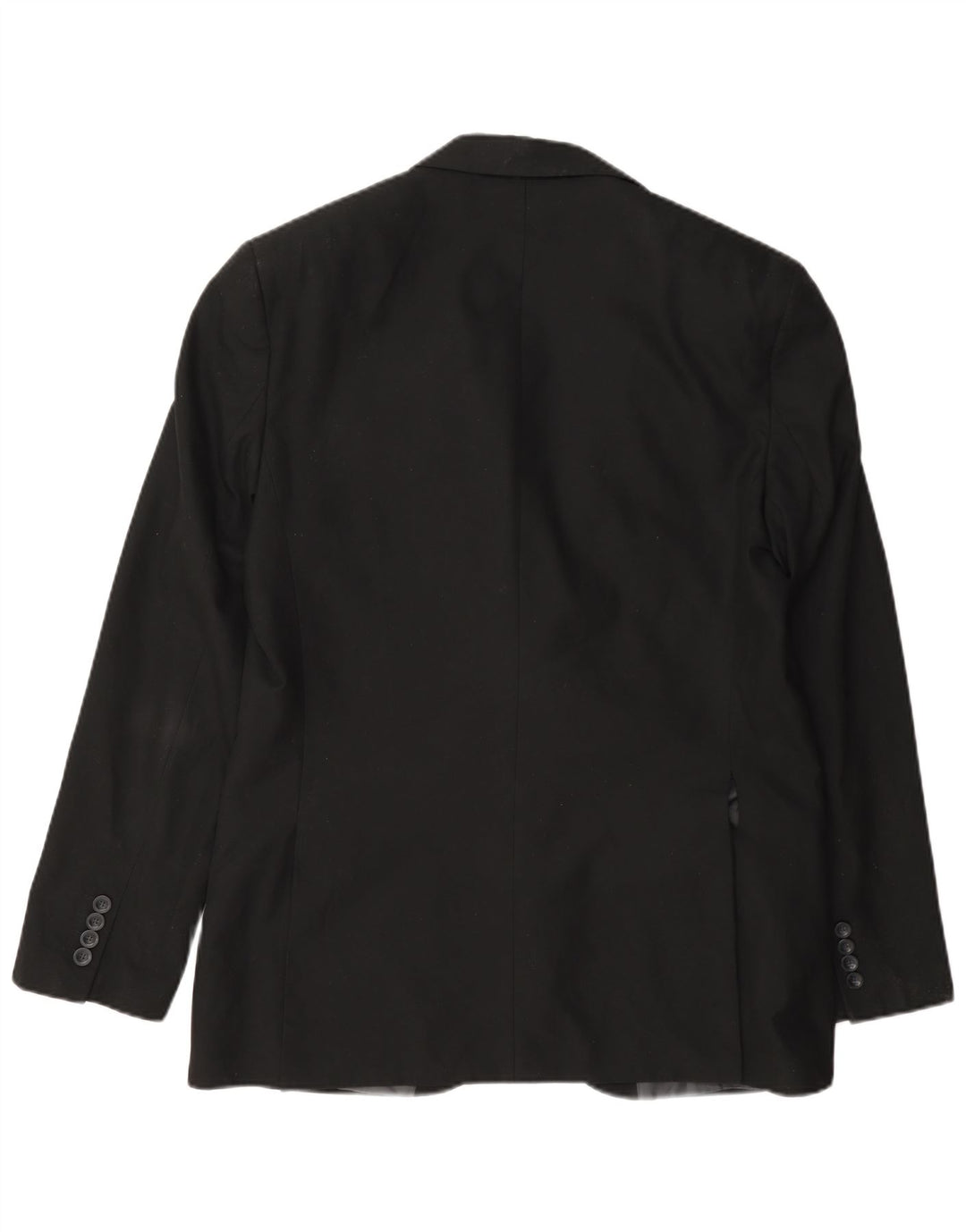 Marks & Spencer Herren-Blazer mit 2 Knöpfen, UK 40, Mittelschwarz, Polyester