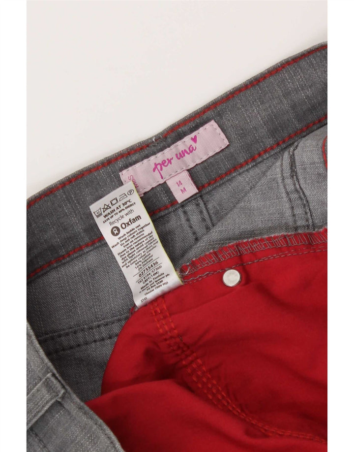 Marks & Spencer Damen Per Una Bootcut Jeans UK 14 Medium W34 L28 Grau