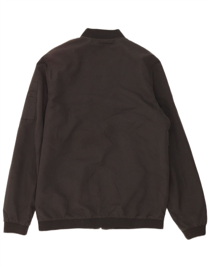 Jack & Jones Bomberjacke für Jungen, 15–16 Jahre, schwarzes Polyester
