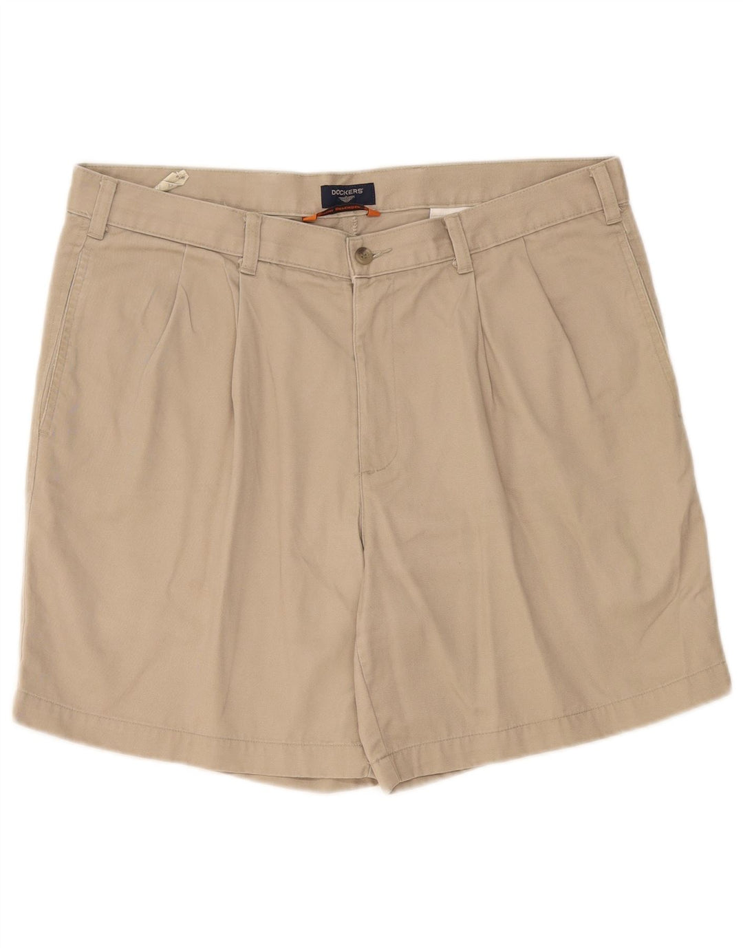 Dockers Herren Pegged Chino Shorts W36 Large Beige Baumwolle