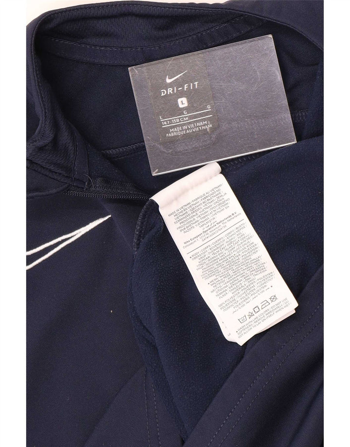 Nike Dri Fit Pullover-Trainingsanzug für Jungen, 12–13 Jahre, Größe L, Marineblau