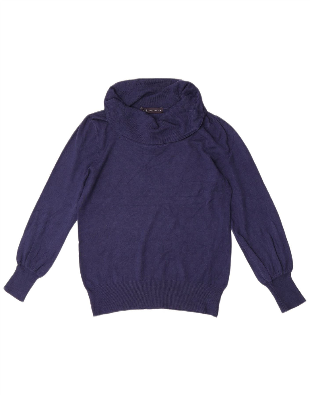 Marks & Spencer Rollkragenpullover für Damen, Gr. 10, Marineblau