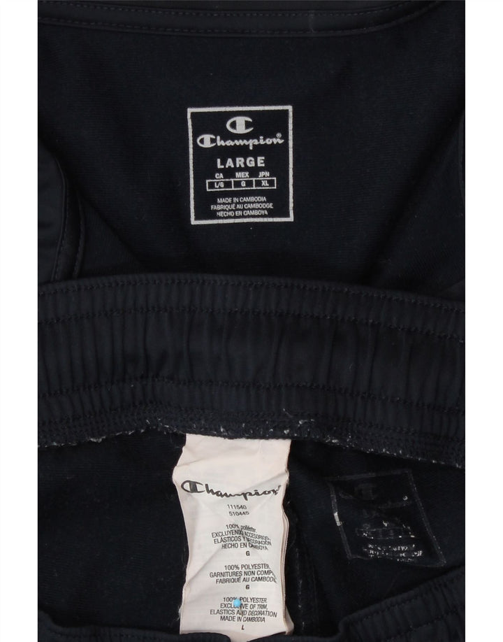 Champion Womens Graphic Full Trainingsanzug UK 16 Large Marineblau Polyester