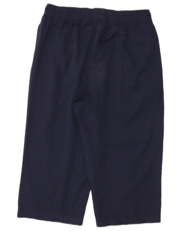 Puma Herren-Bermuda-Sportshorts, groß, marineblaues Polyester