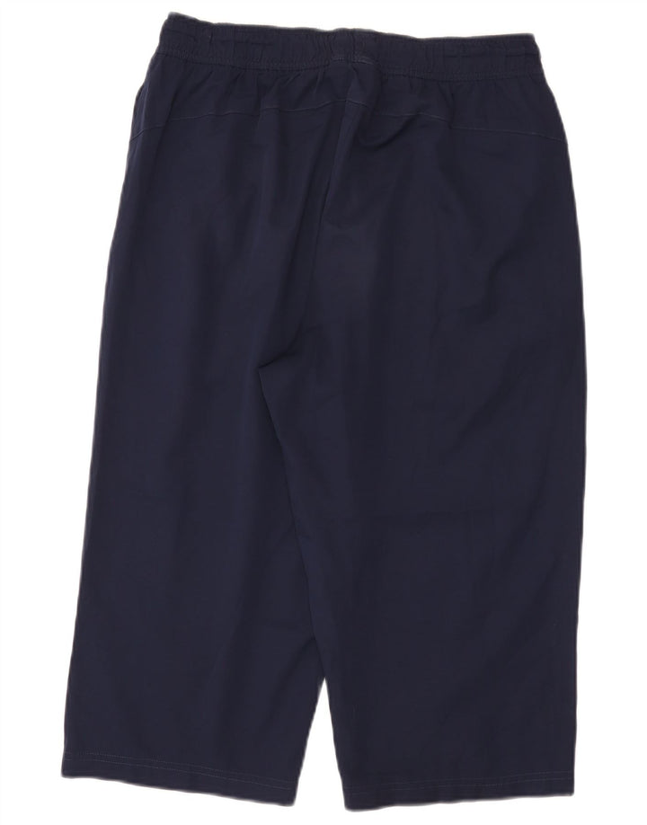 Puma Herren-Bermuda-Sportshorts, groß, marineblaues Polyester