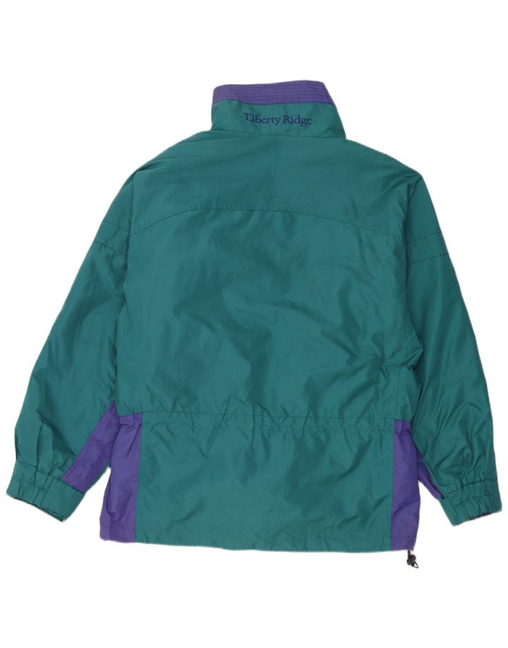Columbia Damen Übergroße Wendejacke UK 14 Mittelgrüner Farbblock