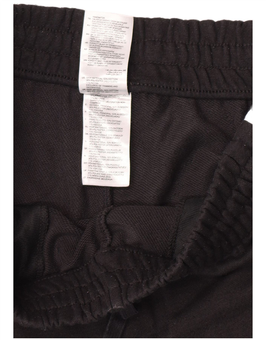 Adidas Herren-Trainingshose, Jogginghose, Größe L, Schwarz, Baumwolle