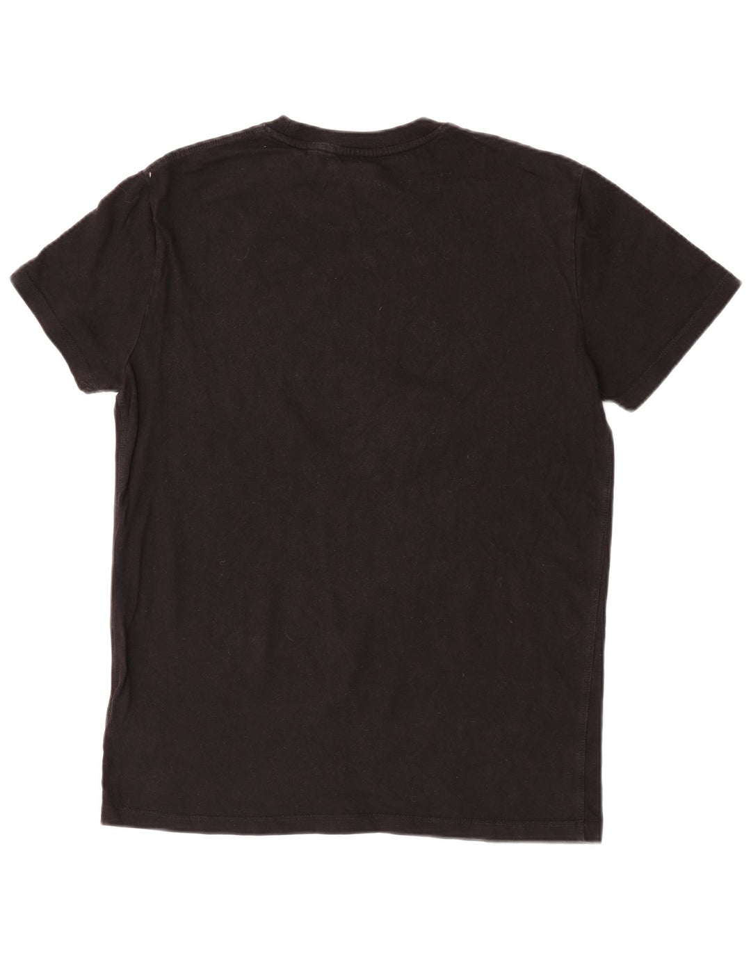 Superdry Herren Grafik-T-Shirt-Oberteil aus mittelschwarzer Baumwolle