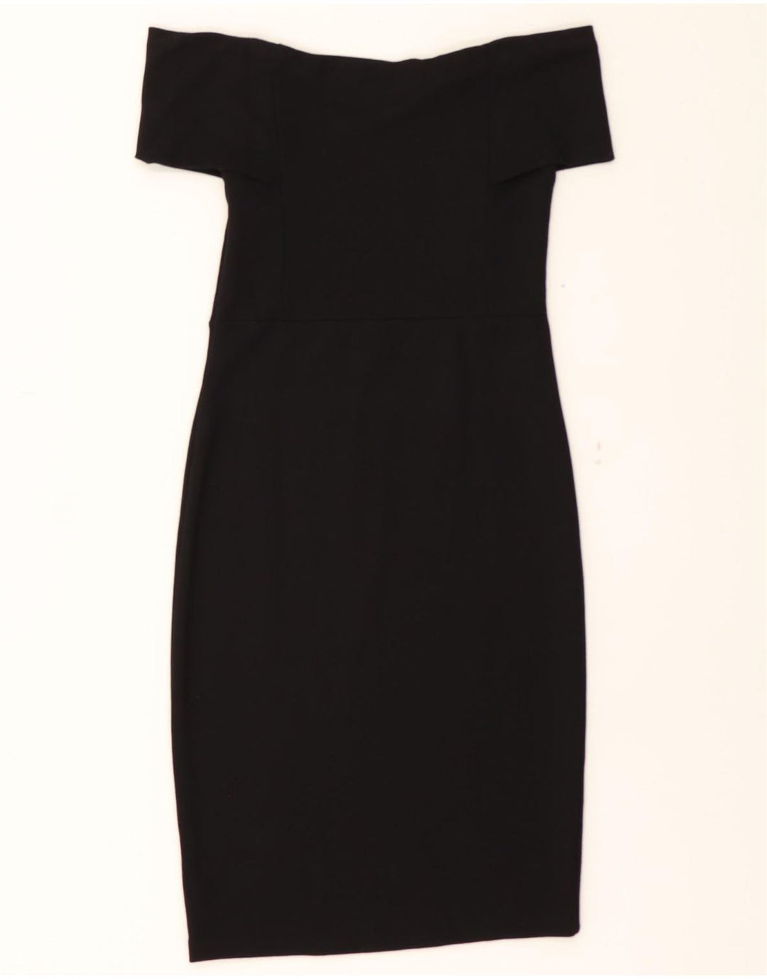 ZARA Womens Off Shoulder Dress UK 12 Medium Black Vintage Zara and Second-Hand Zara from Messina Hembry 