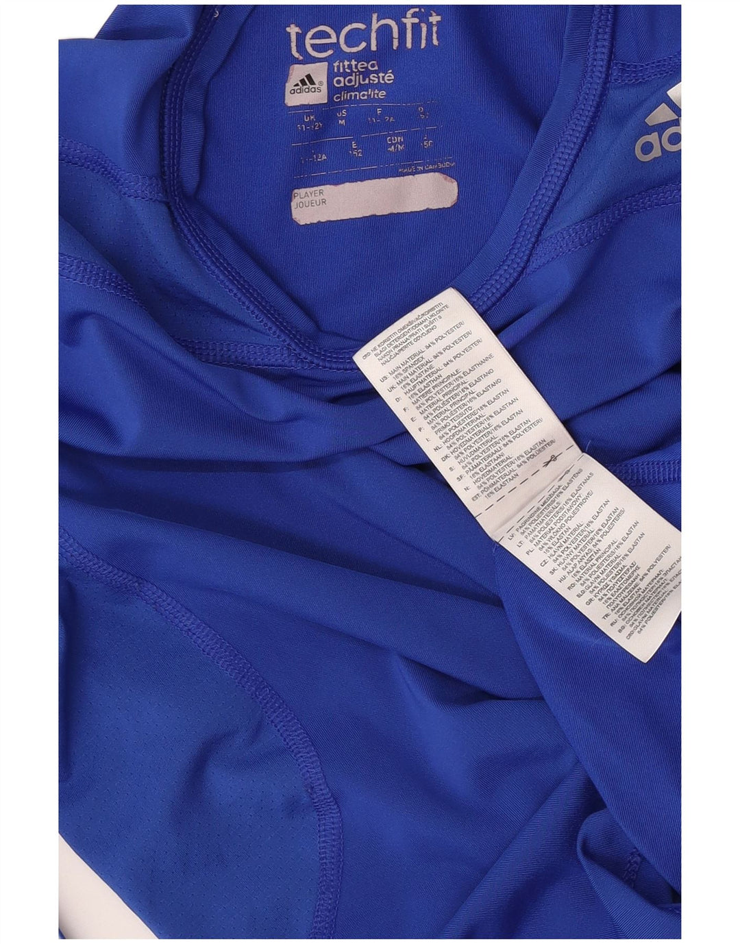 Adidas Jungen Climalite Top Langarm 11-12 Jahre Blau Polyester