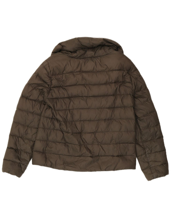 Zara Damen Wattierte Jacke UK 16 Large Khaki