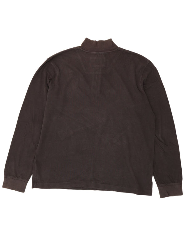Timberland Herren Earthkeepers Zip Neck Sweatshirt Pullover 2XL Braun