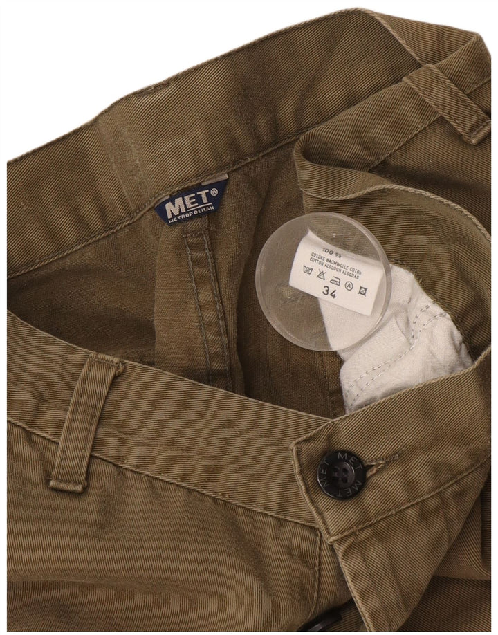 Metropolitan Herren Cargoshorts W34 Large Khaki Baumwolle